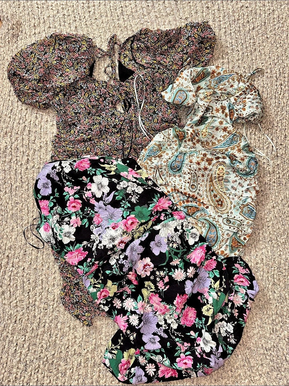 Sky to Moon Floral Mini Dress Lot NWOT